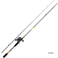 KULIA  SHORE  VERSATILE  SET【2ピースルアーロッドとライン付ベイトリールのセット】(B762ML)